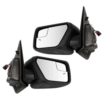 Pair Side View Mirrors for Ford F-150 XL XLT King Lariat (2021–2024) Power Heated