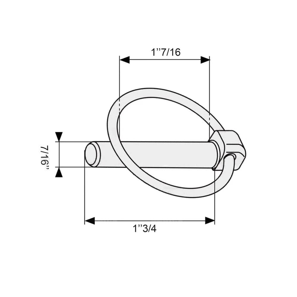 S.148 Round Linch Pin for White Oliver (Fits 11mm)