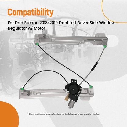 Front Left Power Window Regulator for Ford Escape (2013–2019) CJ5Z7823201D