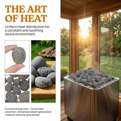 1kg Steam Sauna Stones for Small Heater