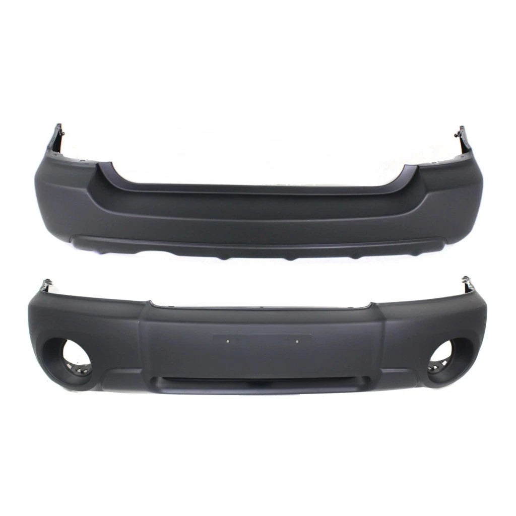 Set of 2 Bumper Covers for Subaru Forester (2003–2005) CLX-M0-USA-SET-S010318-2-CL360A70, SU1000142, SU1100145