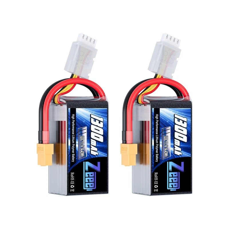 11.1V 120C 1300mAh 3S RC Lipo Battery with XT60 Plug for RC Vehicles