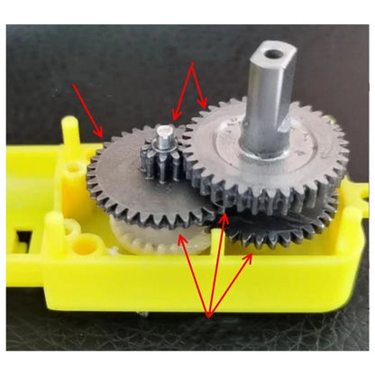 20x Gear Motors for Smart Car (DC3V-6V)