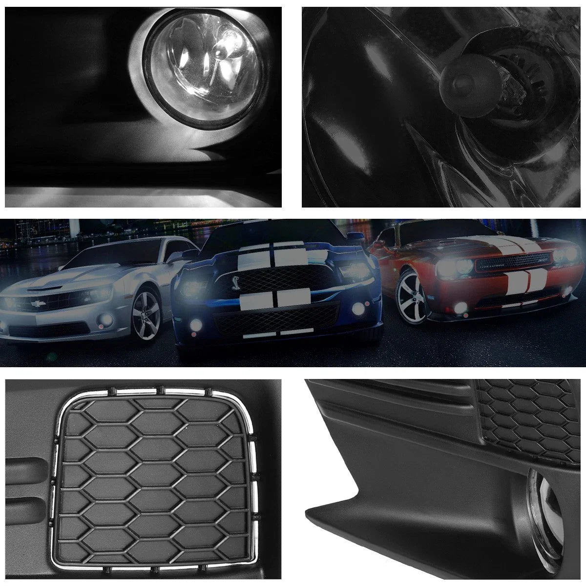 Fog Light Set for Subaru WRX (2018–2019) - Smoked Lens, Bezel, Wiring, Switch