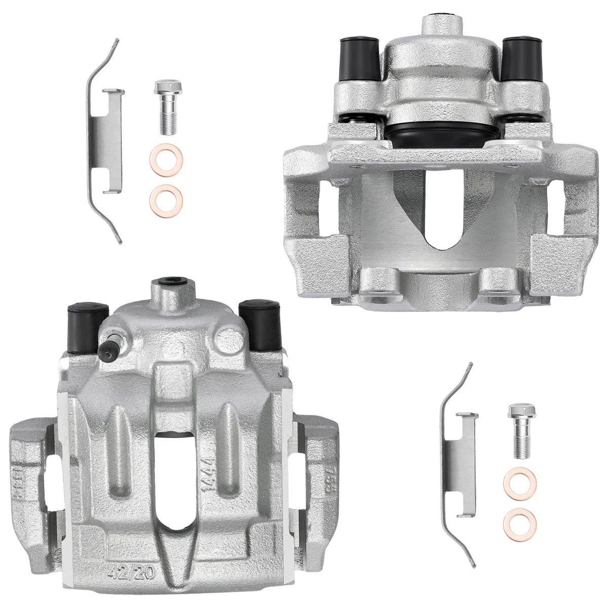 Rear Brake Calipers w/ Bracket Pair for 2006–2011 BMW 325i/325xi/323i