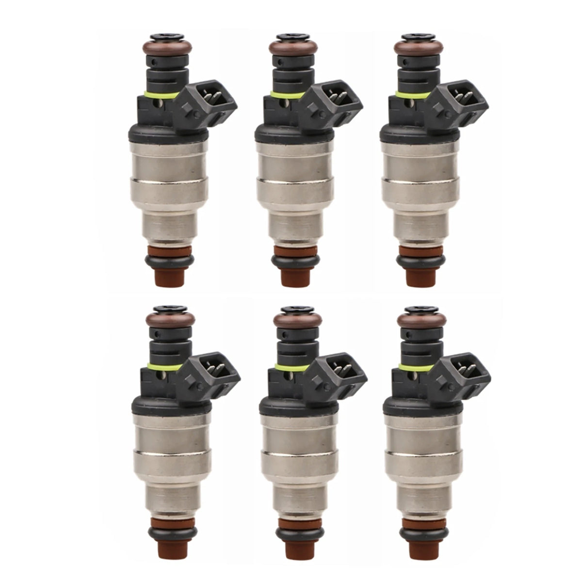 Set of 6 Flow Matched Fuel Injectors for Ford 2.3 2.9 3.0 3.8 4.9 5.0L