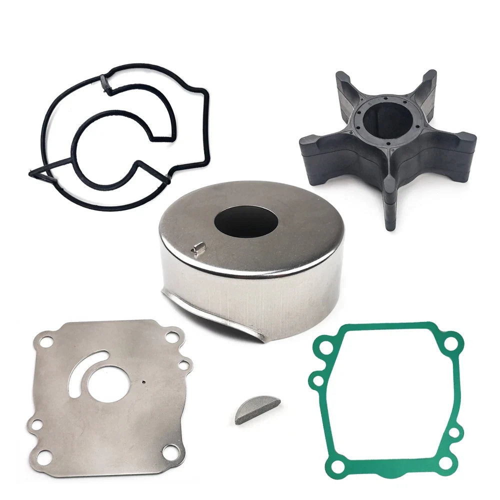 Water Pump Impeller Kit for Suzuki Outboard DF90 DF100 DF115 DF140 (17400-92J21)