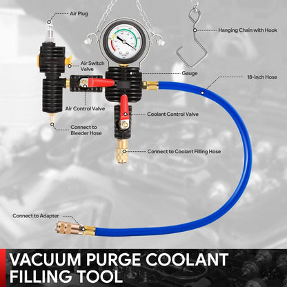 Cooling System Vacuum Fill Tool for Pickup SUV Truck (2010–2023)