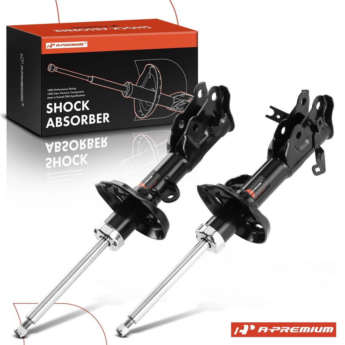 Front Shock Struts for Honda Civic (2012) - 2X 51621TR0E04, 51621TS6C01, 339280, 339279