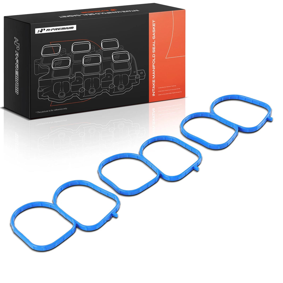 Set of 2 Fuel Injection Plenum Gaskets for Hyundai Santa Fe (2007–2009) & Kia Sedona (2007–2009) - 292153C200, MS97329
