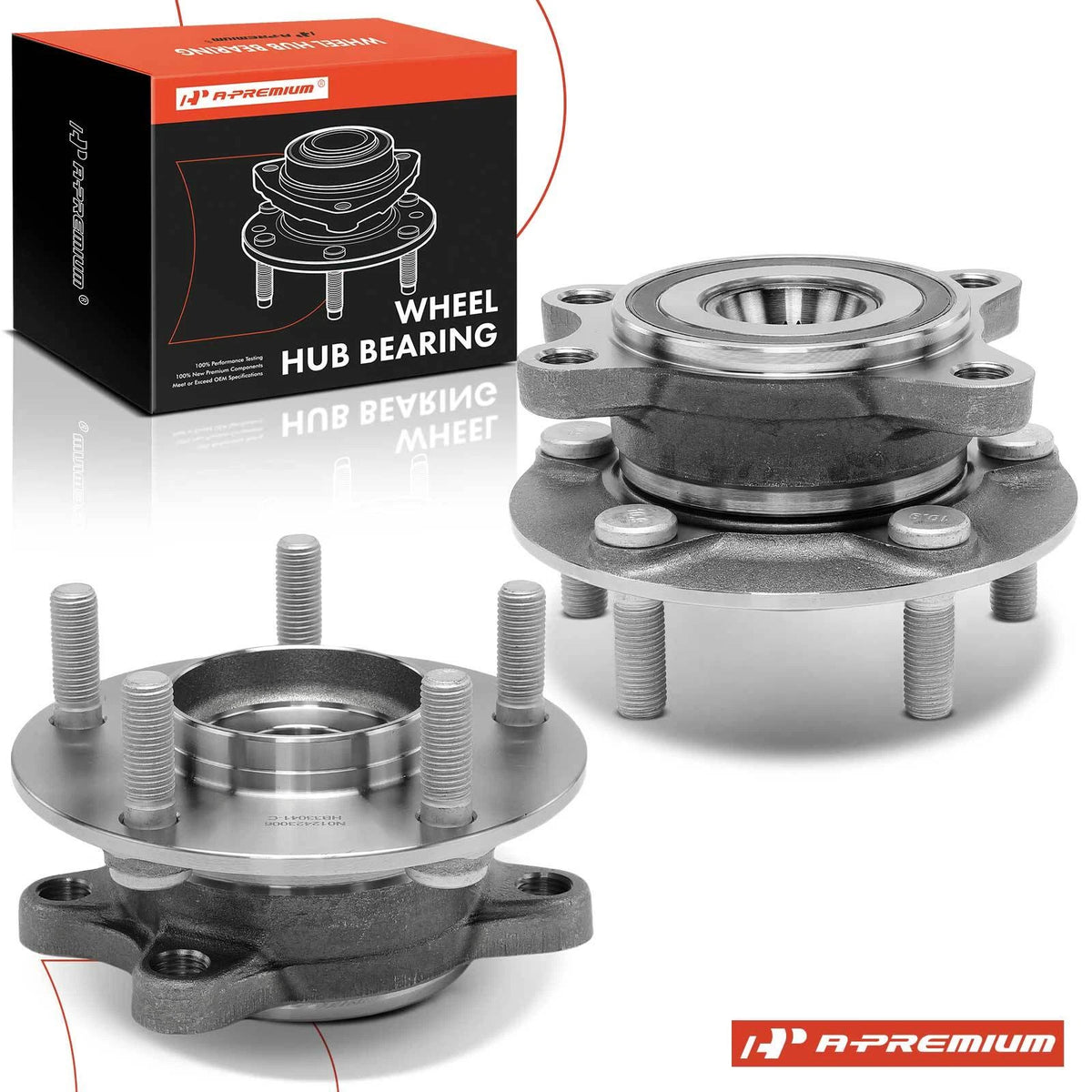 2X Front Wheel Hub & Bearing Assembly for Mazda 3 (2019–2023) BCKE-33-04X, BDTS-33-04X, BDTS-33-04XA, MB76310