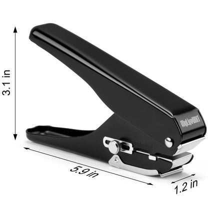 Slot Puncher Badge Hole Punch for Id Card PVC (Heavy-Duty)