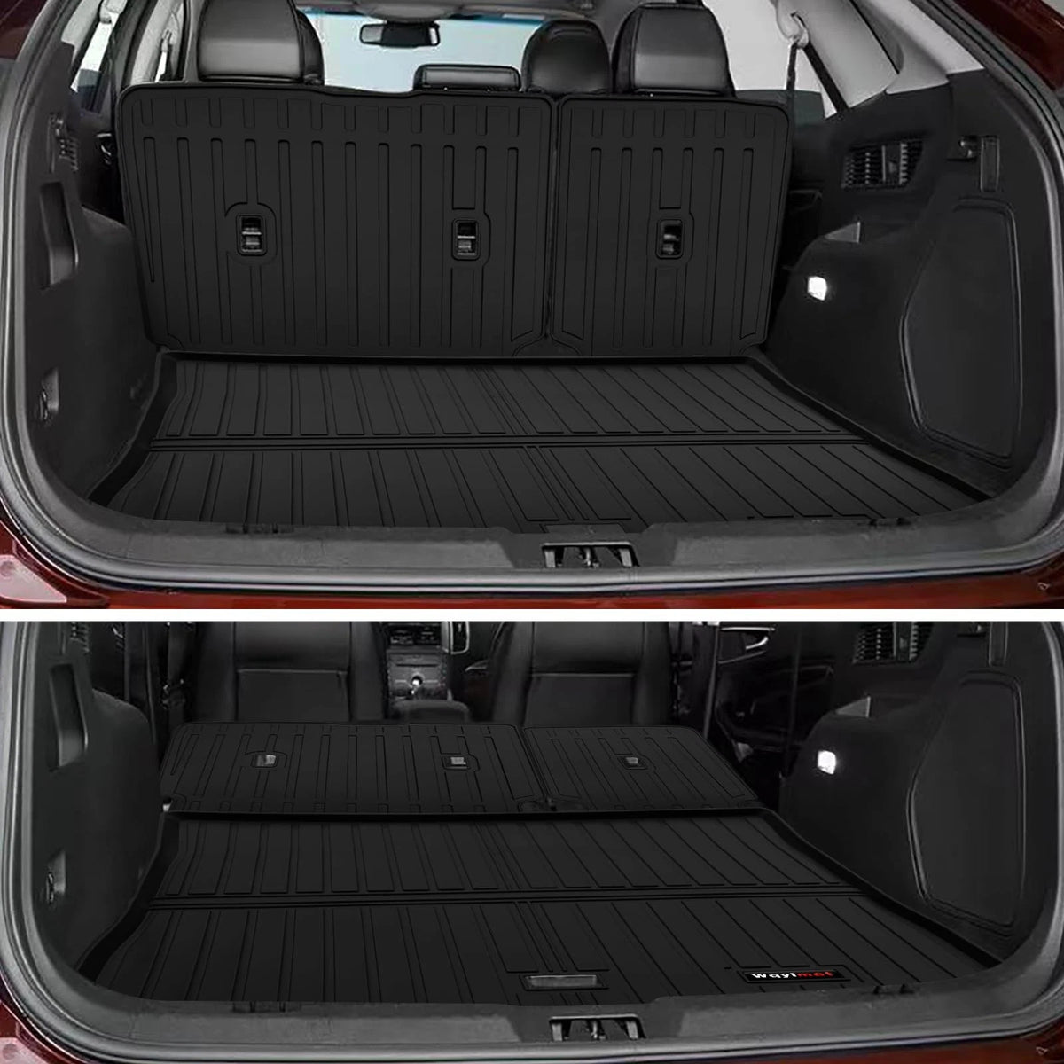 All-Weather Cargo Mats & Backrest for Ford Edge (2015–2026) TPE Rubber