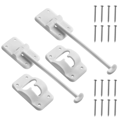 6" T-Style Door Holder Catch for Latch Camper (2010–2023) - White