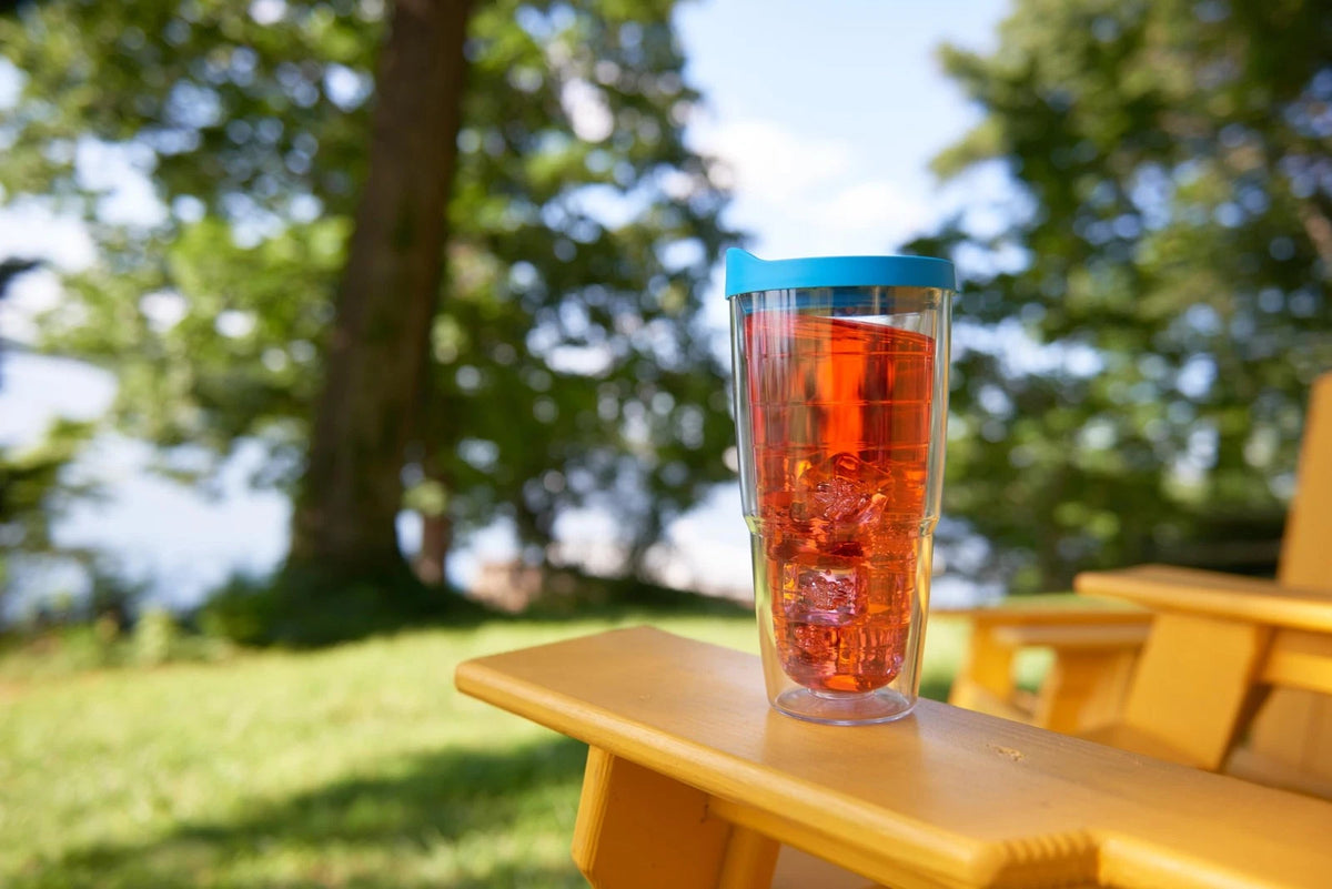 24 oz Tervis Double Insulated Tumbler with Yellow Lid for All Vehicles (USA)
