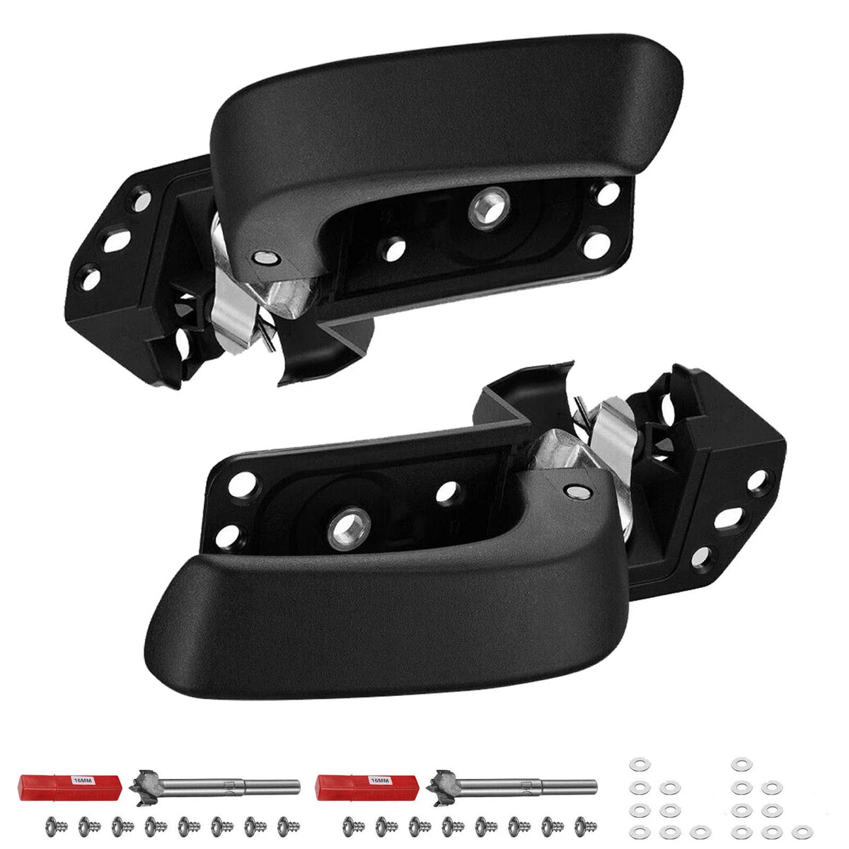 Pair Inside Door Handles for Chevy Silverado GMC Sierra 1500 (2007–2013)