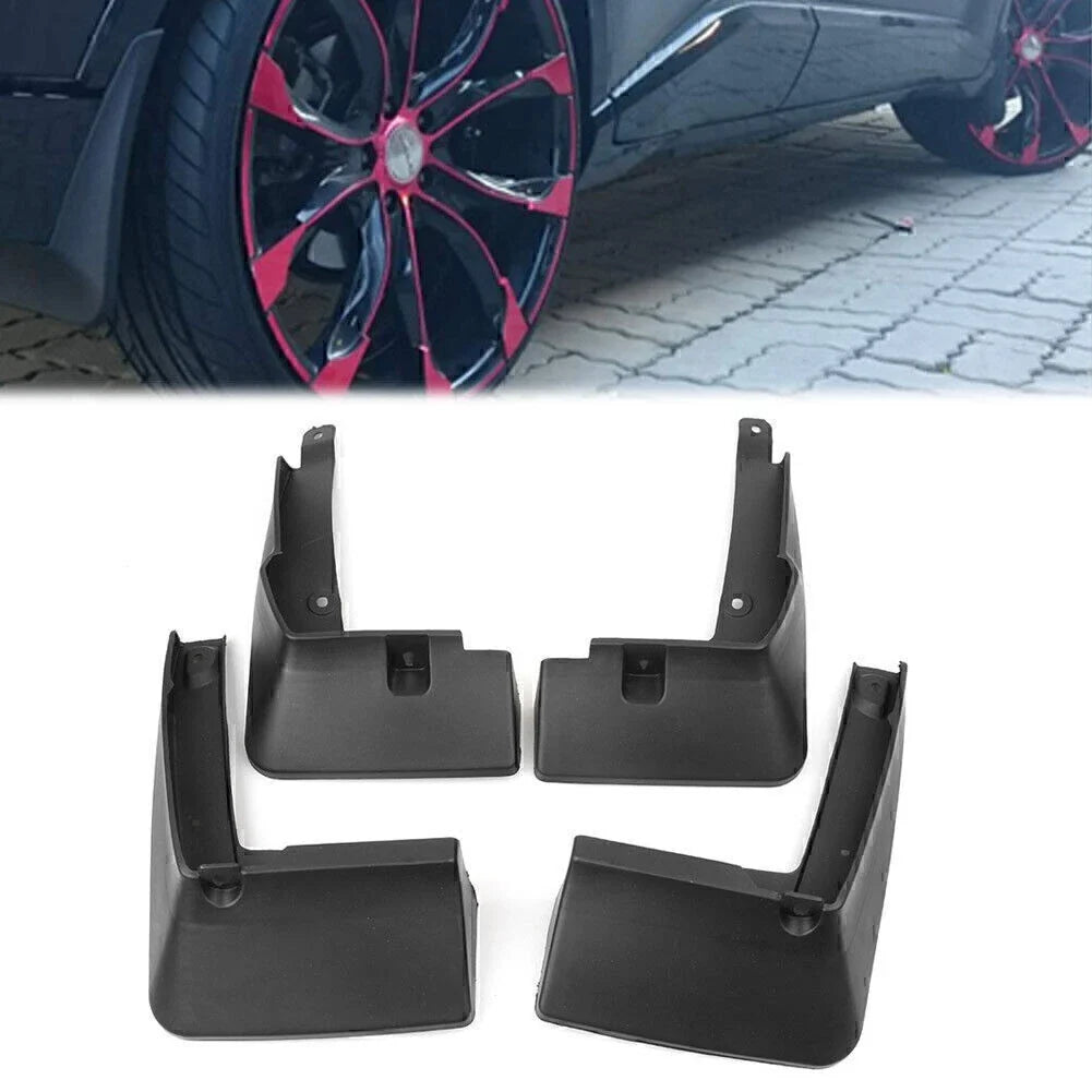 Set of 4 ABS Mud Flaps for Toyota CHR (2016–2018)