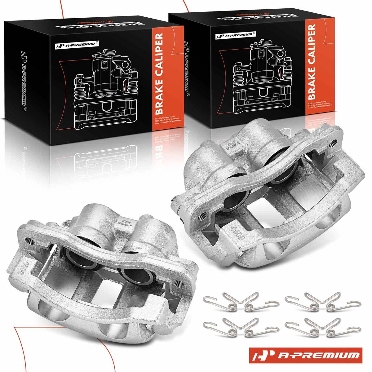 2X Brake Calipers for Dodge Freightliner Sprinter 2500 (5135215AA, 18-B4985, 18-B4984)
