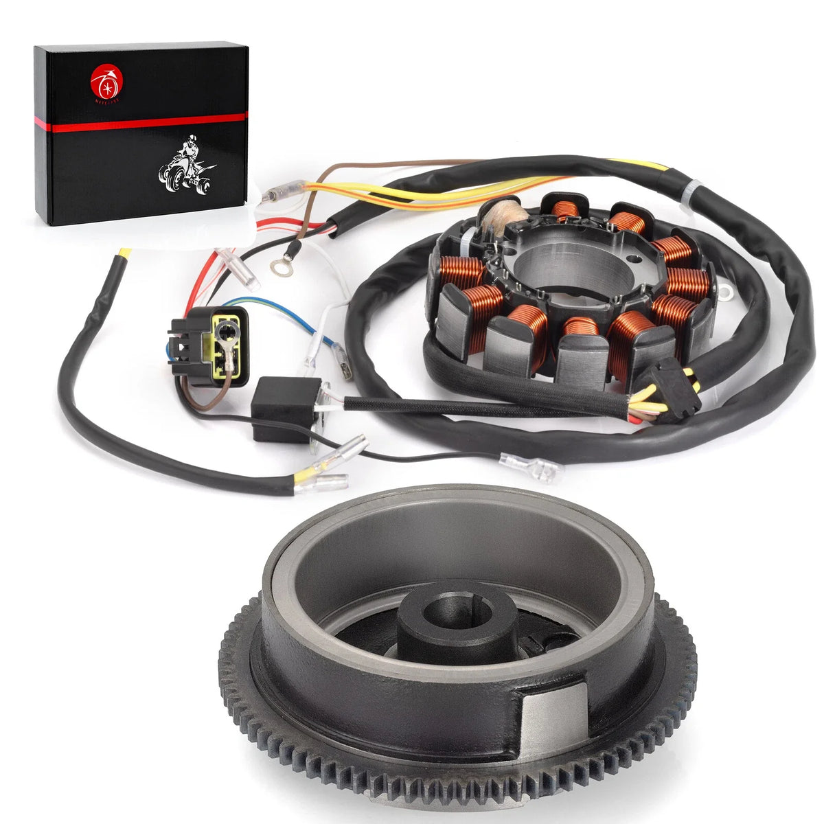 Stator w/ Flywheel for Polaris Sportsman 500 4x4 HO (2002–2004)
