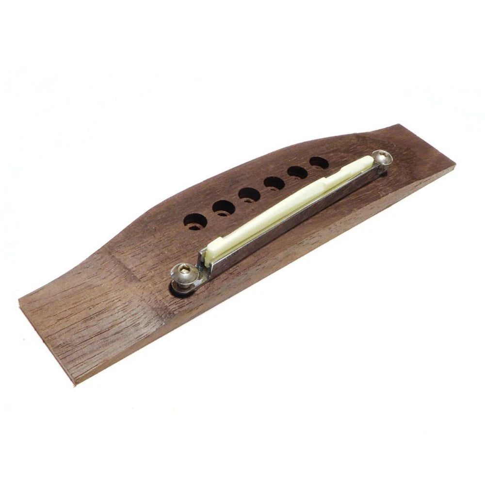 Set of 2 Adjustable Bridge Saddle Tools Nut for Acoustic Guitar L008-A002-Set