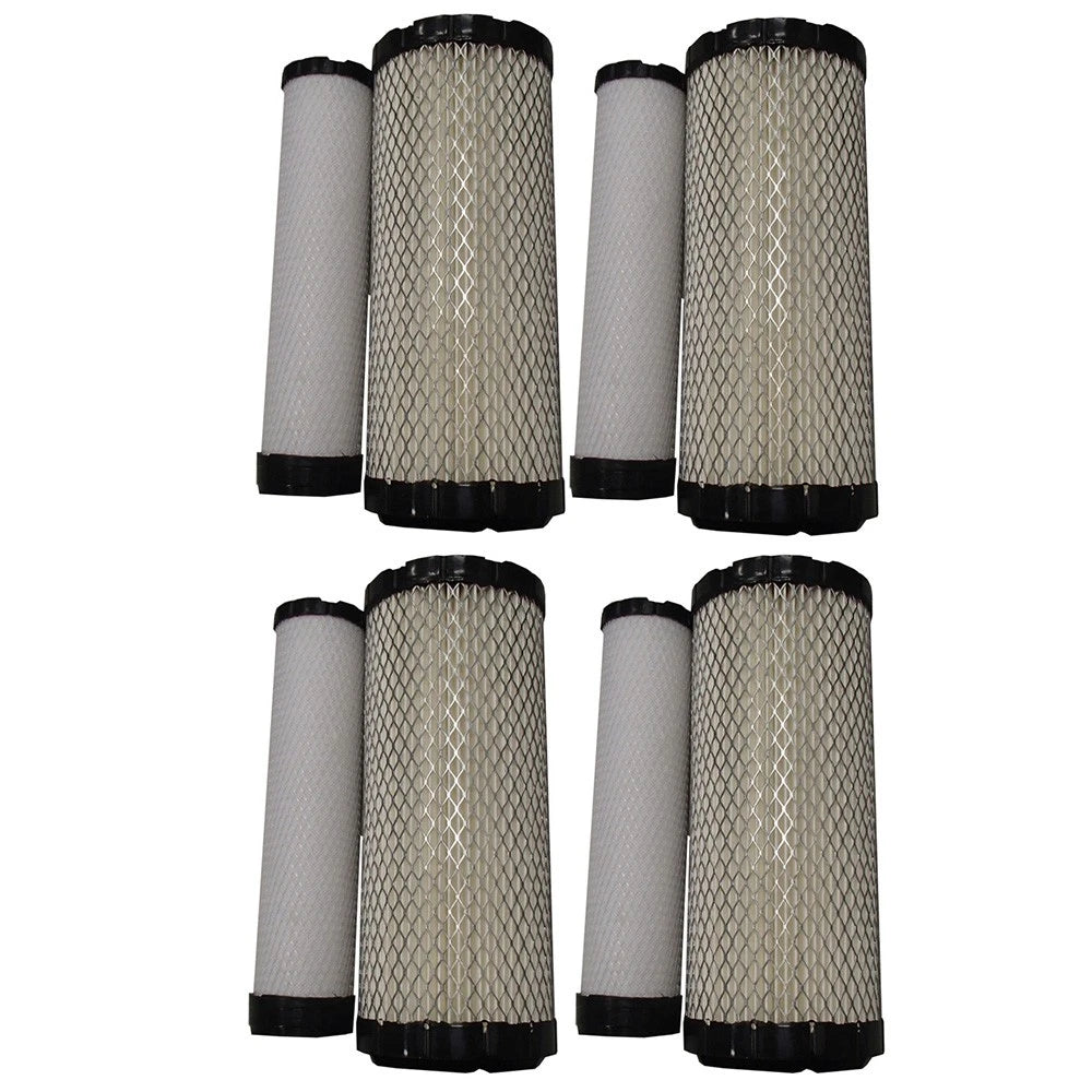 Set of 4 Inner & Outer Air Filters for Kawasaki (Fits 11013-7019-SET)