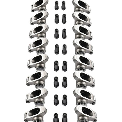 1.5 Ratio 7/16'' Stainless Steel Roller Rocker Arm Set for Chevy SBC 350 (1969–1995)