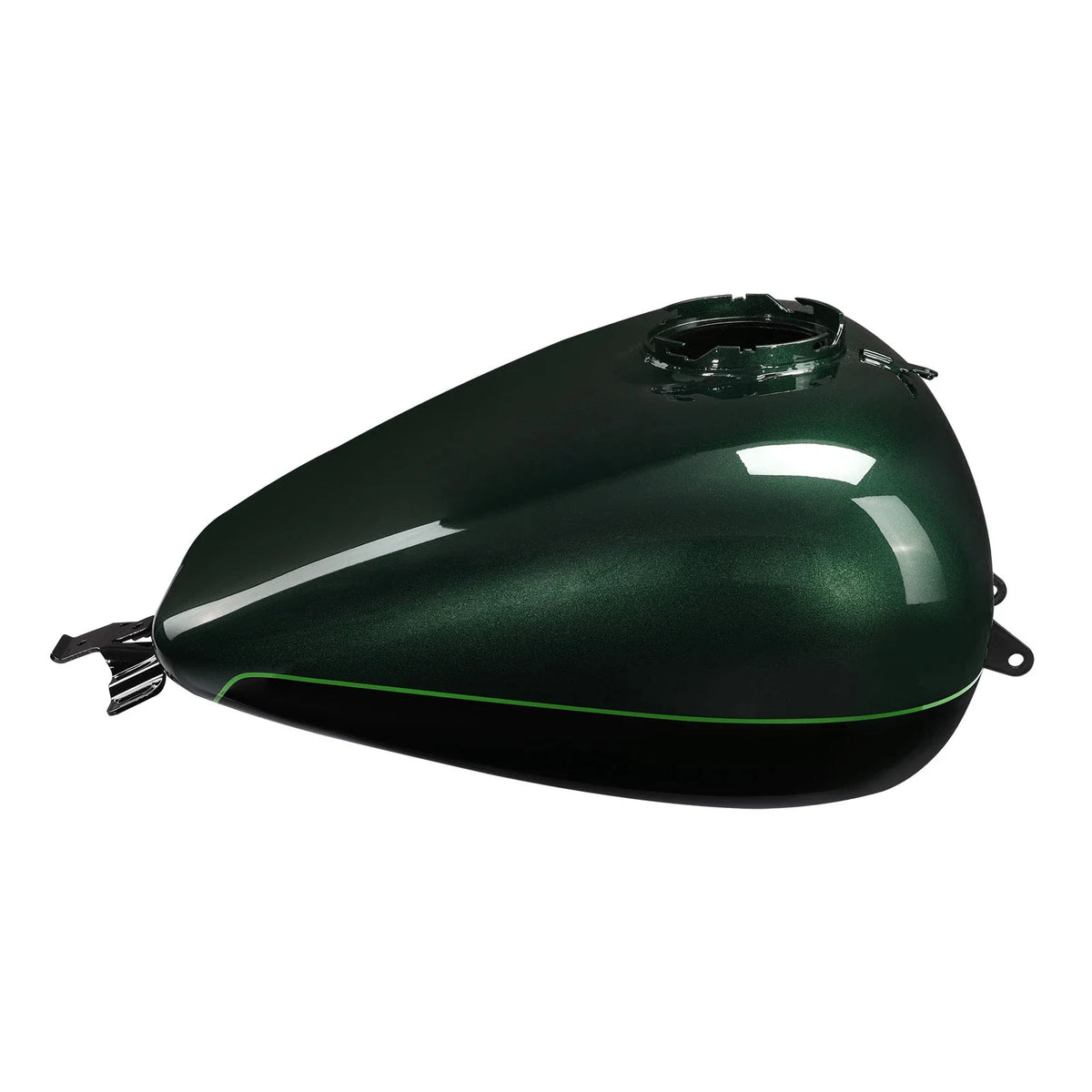 Fuel Gas Tank for Harley Electra Glide (2008–2024) Deep Jade Pearl / Vivid Black