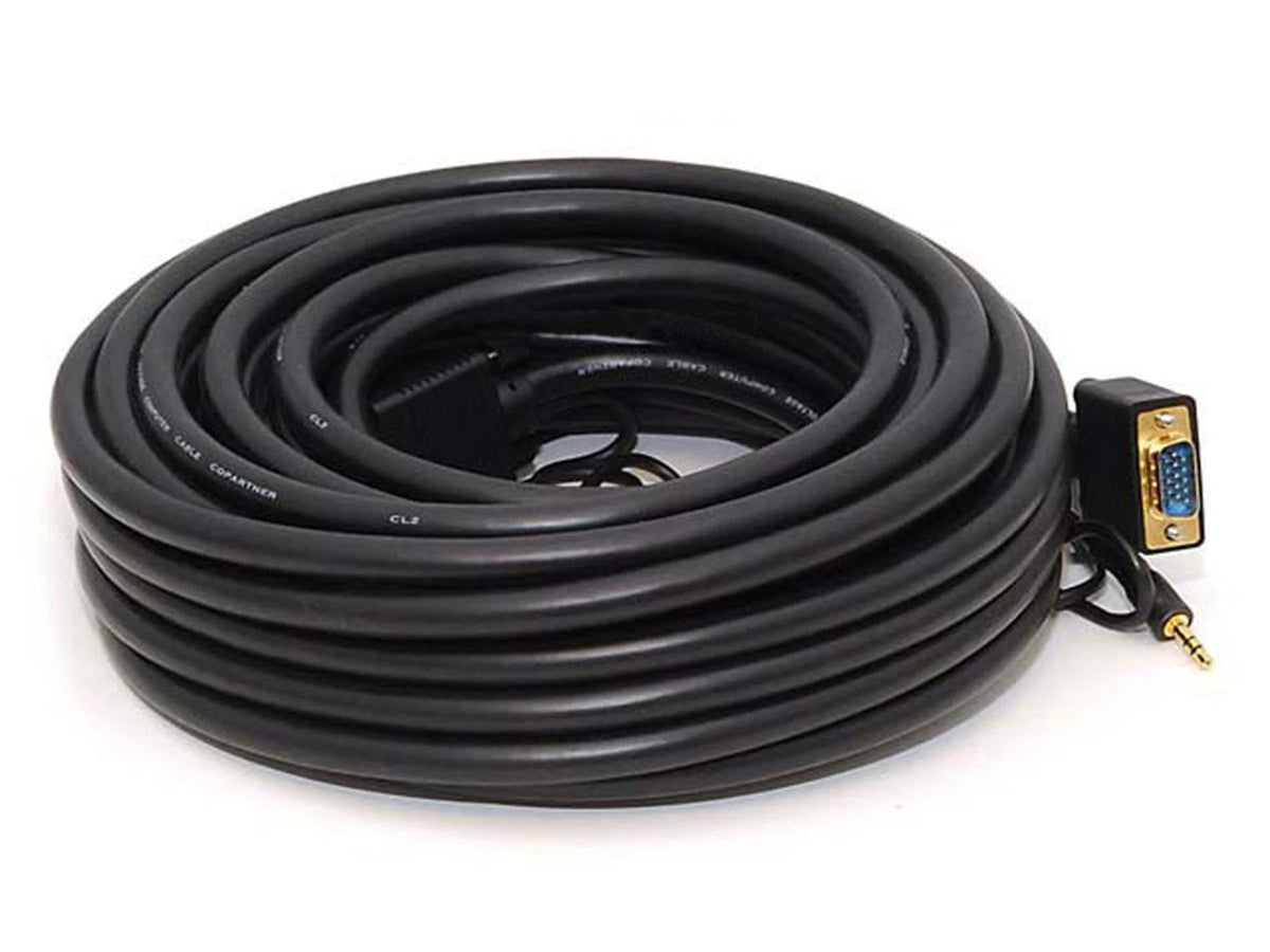 VGA/Mini-phone Audio/Video Cable for Monoprice (50 ft)