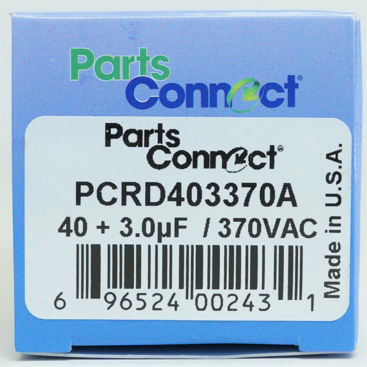 Run Capacitor 40 + 3 mfd 370 Volt Dual Round for American Made