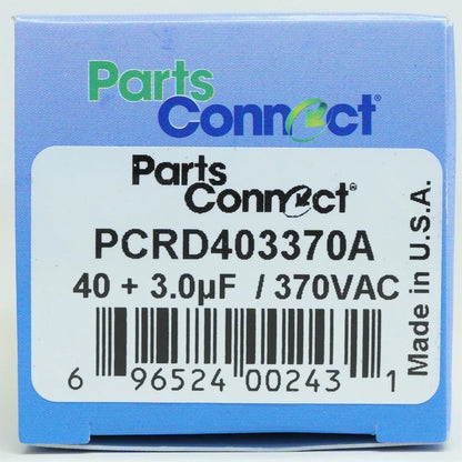 Run Capacitor 40 + 3 mfd 370 Volt Dual Round for American Made