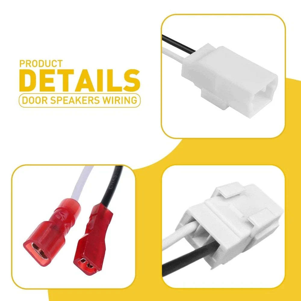 Speaker Harness Wiring Adapter Connector for Ram 2500 3500 Wrangler (2003–2021)