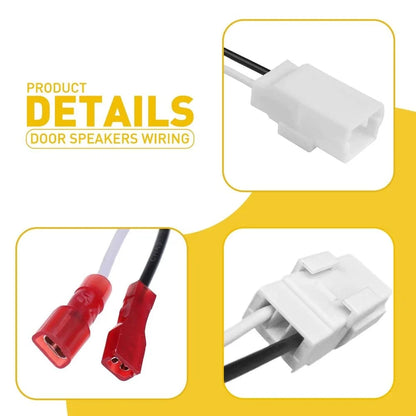 Speaker Harness Wiring Adapter Connector for Ram 2500 3500 Wrangler (2003–2021)