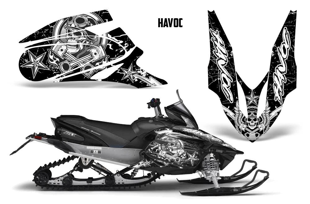 Snowmobile Sled Graphic Decals for Yamaha Apex (2006–2010)