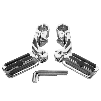 1.25" Highway Foot Pegs for Harley Touring Electra Road Glide