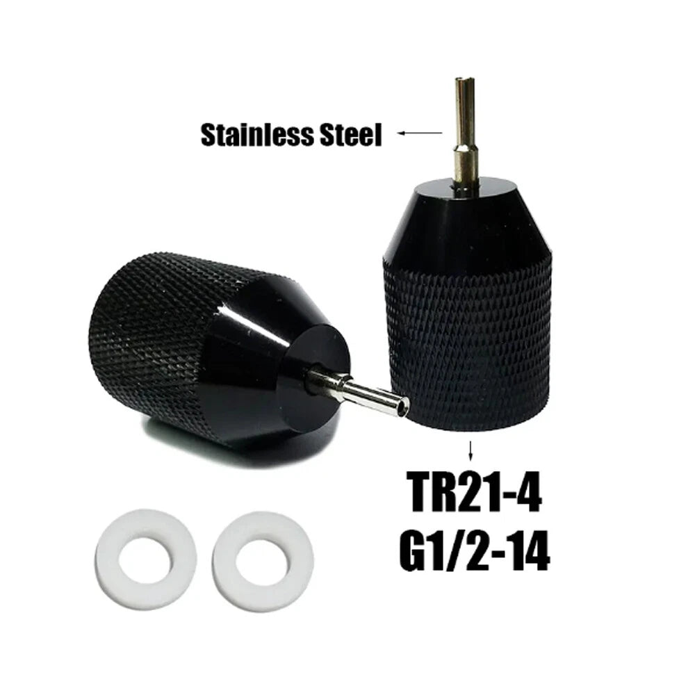 Refill Charger Adapter for Portable Co2 Cartridge Needle G1/2 TR21-4