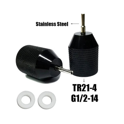 Refill Charger Adapter for Portable Co2 Cartridge Needle G1/2 TR21-4