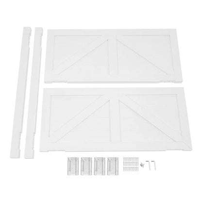Double-Door Leaf Wood Partition Doors for Entrance Partition