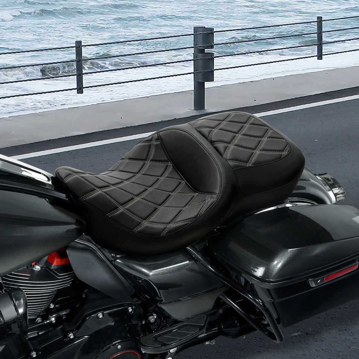Gel Seat for Harley Touring CVO Road Street Glide (2009–2023)