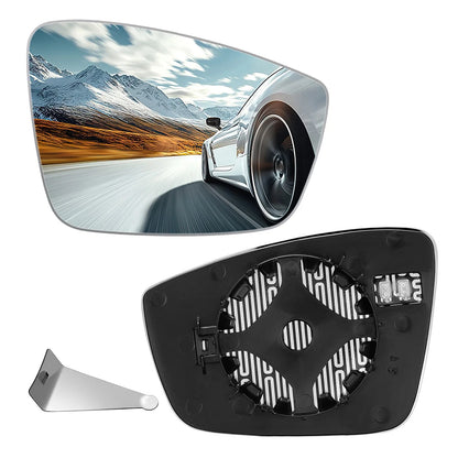 Right Side Heated Mirror Glass for VW Passat Jetta (2011–2018)