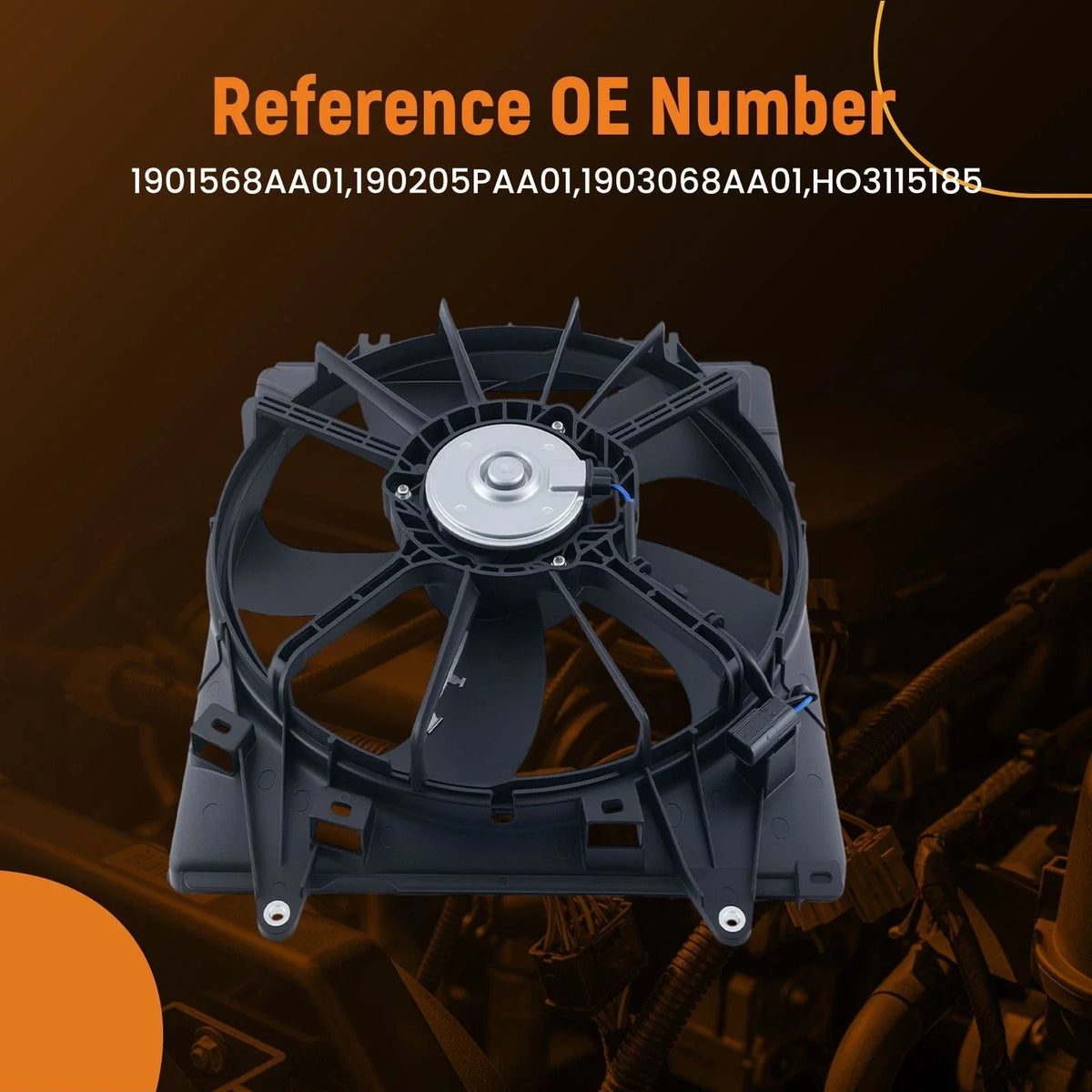 Electric Radiator Cooling Fan for Honda CR-V Sport (2023–2024) 190205PAA01
