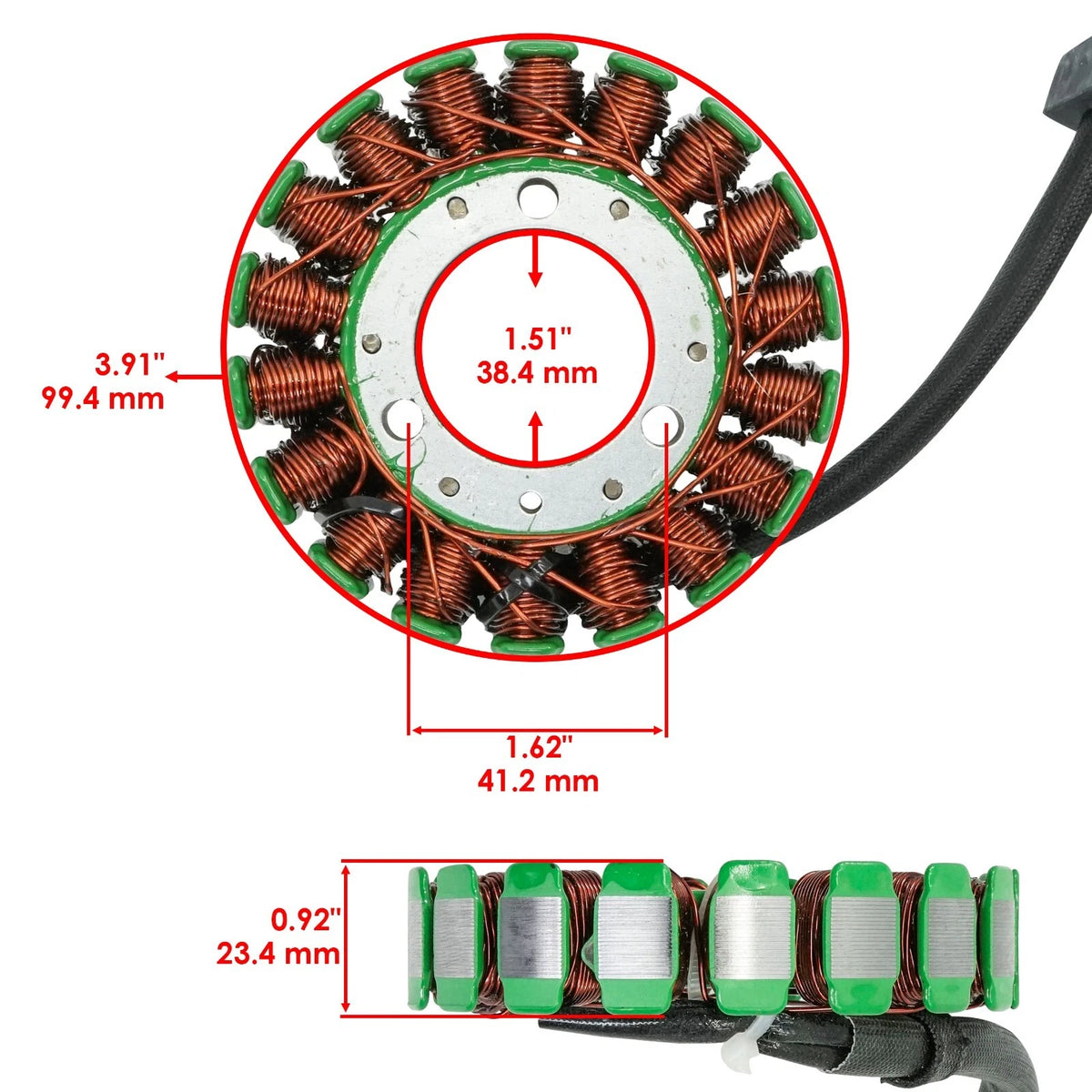 Stator & Regulator Rectifier for Suzuki GSXR750 (1996–1999) ST175+RR153, 31401-33E00, 32800-44D11