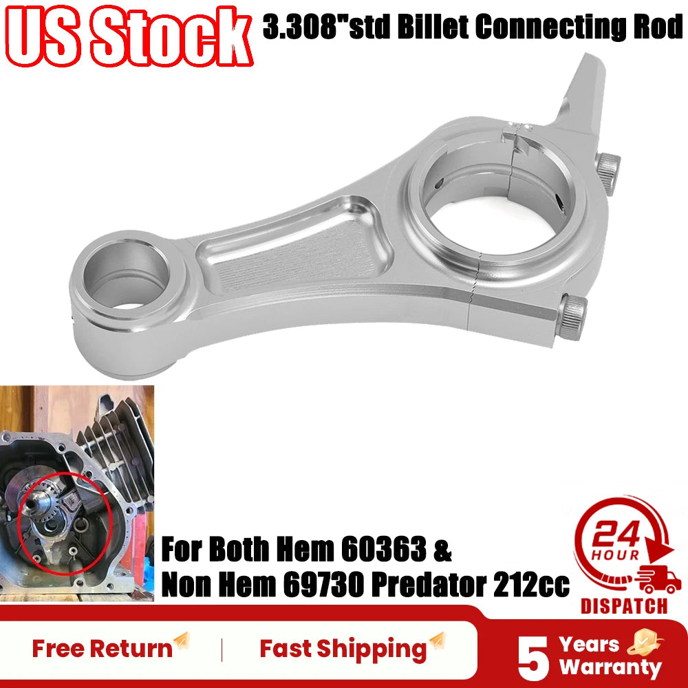 6254 Billet Aluminum Rod for Predator 212cc (3.308" std)