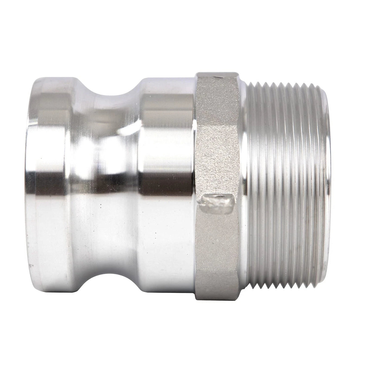 2X Aluminum Camlock for Hose (2" Part F) - Silver
