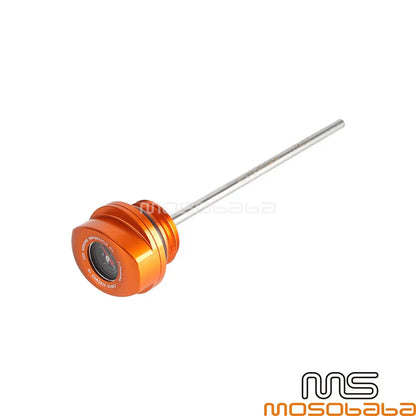 Orange Oil Temperature Thermometer Dipstick for Harley Road King Police (2017-)