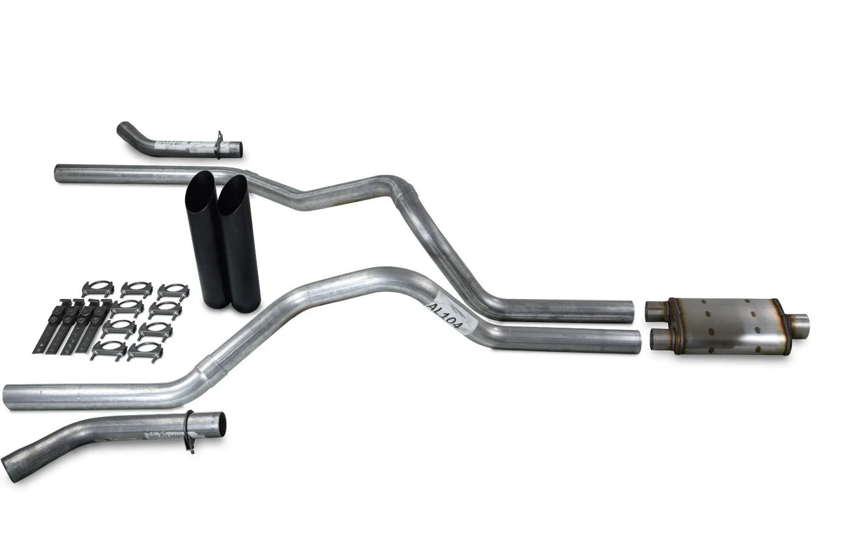 2.5" Dual Exhaust Kit for Dodge Ram 1500 (1994–2003) Magnaflow XL Black Tips