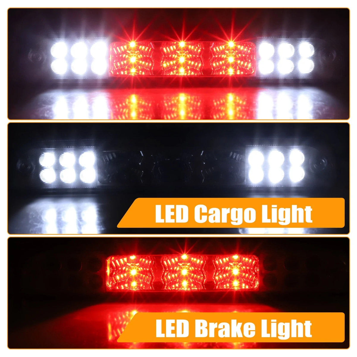 LED Third High Mount Brake Light CC3Z13A613B for Ford F-250 Super Duty (2017–2022)
