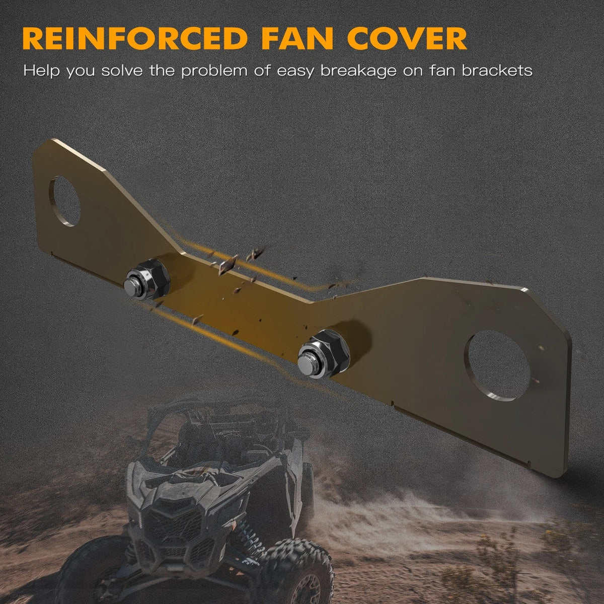 Radiator Fan Shroud Bracket #709200589 for Can-Am Maverick X3 R Max (2017–2023)
