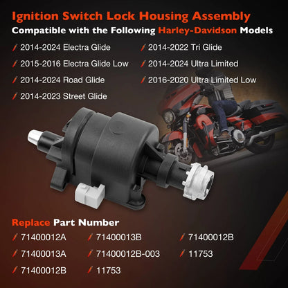Ignition Switch Housing for Harley Electra Road Street Tri Glide (2014–2023)