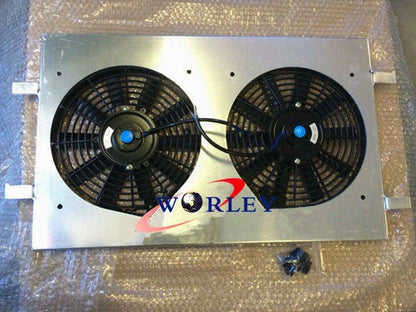Aluminum Radiator Shroud & Fans for Holden Commodore VT VX V6 3.8L (97-02)