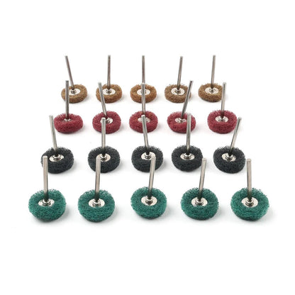 20pcs Abrasive Nylon Buffing Polishing Wheel Set for Rotary Tool